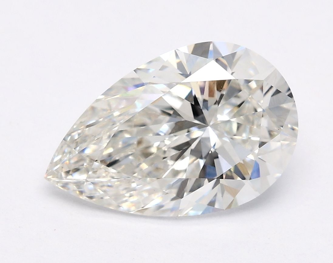 Loose Lab Diamond IGI Pear 2.12ct F VS1: Loose Lab Diamond IGI Pear 2.12ct F VS1 This Loose Lab Diamond from IGI is a pear shape weighing 2.12ct with an F color grade and VS1 clarity, measuring 11.13L x 7.13W x 4.54H. Item Specifics: Source: