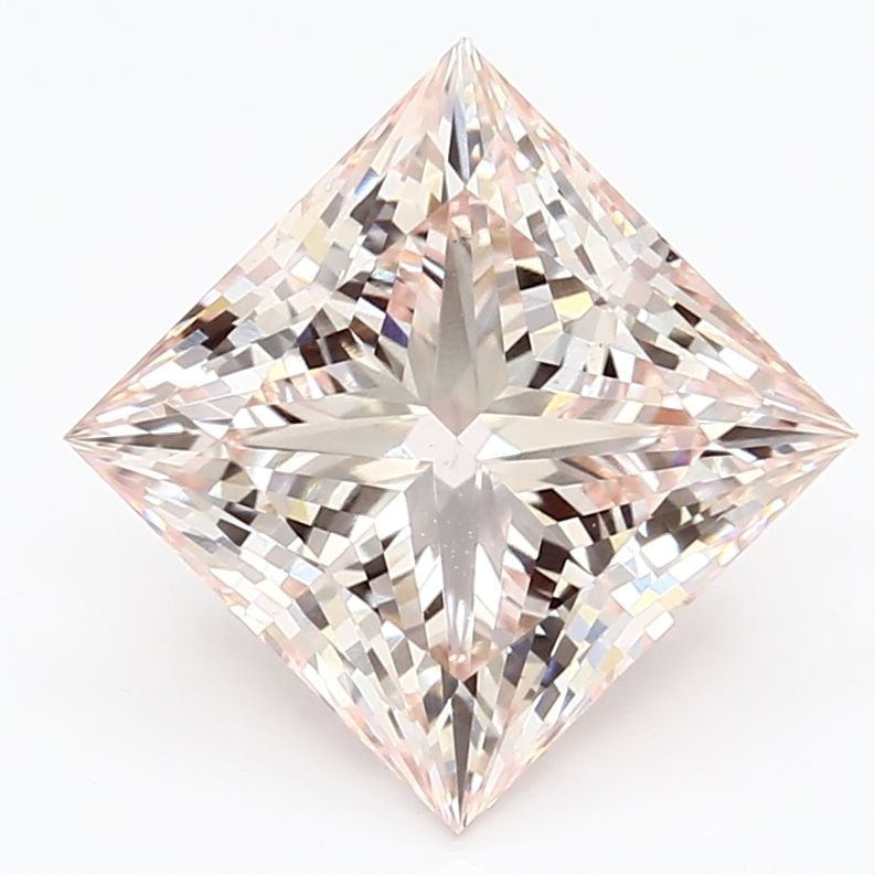 Loose Lab Diamond IGI Princess 4.31ct Fancy Intense Pink VS1: Loose Lab Diamond IGI Princess 4.31ct Fancy Intense Pink VS1 Loose lab-grown diamond weighing 4.31ct with a princess cut. It features a fancy intense pink color, VS1 clarity, and is IGI certified. Ite