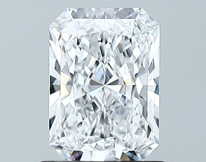 Loose Lab Diamond GIA Radiant 1.06ct D VVS2: Loose Lab Diamond GIA Radiant 1.06ct D VVS2 Loose Lab Diamond GIA Radiant 1.06ct with D color and VVS2 clarity, featuring excellent polish and very good symmetry; measures 7.22 x 5.11 x 3.39 mm, certi