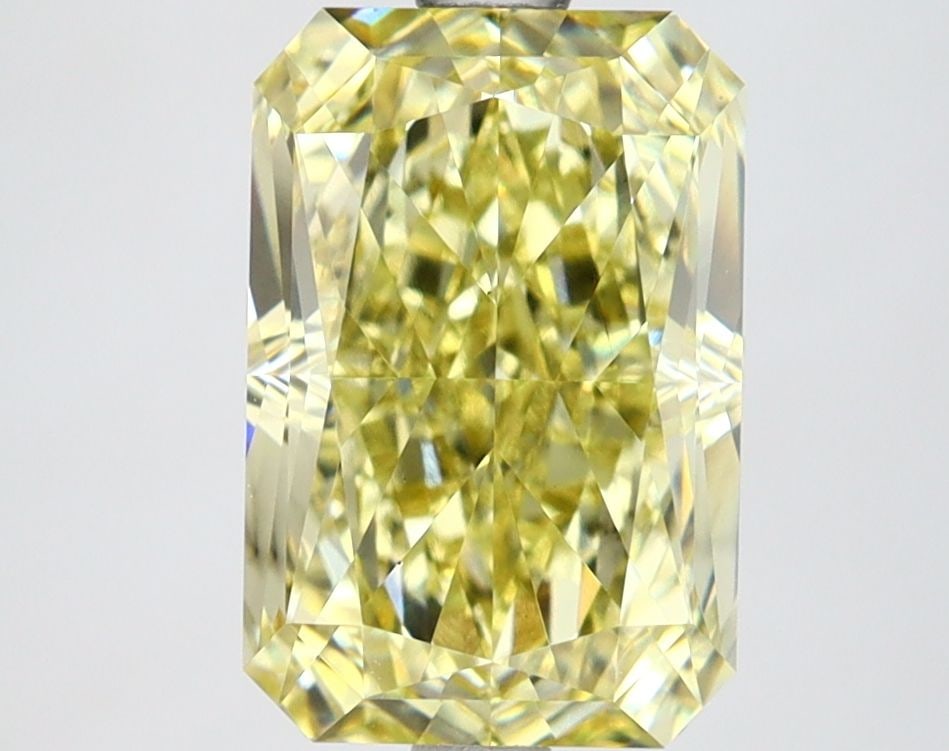Loose Lab Diamond IGI Radiant 3.02ct Fancy Intense Yellow VS1: Loose Lab Diamond IGI Radiant 3.02ct Fancy Intense Yellow VS1 Loose Lab Diamond IGI Radiant, 3.02ct in Fancy Intense Yellow color and VS1 clarity, features good polish and symmetry with dimensions of