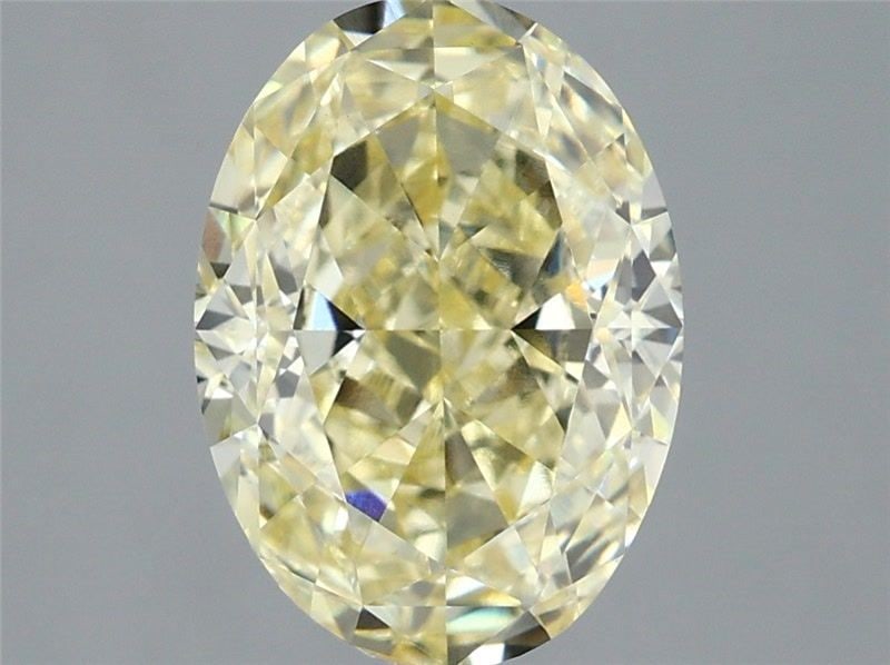 Loose Lab Diamond IGI Oval 3.53ct Fancy Yellow VVS2: Loose Lab Diamond IGI Oval 3.53ct Fancy Yellow VVS2 Loose Lab Diamond IGI Oval 3.53ct Fancy Yellow VVS2 exhibiting excellent polish and symmetry, measuring 10.89 x 7.85 x 5.25 mm. Item Specifics: Sour