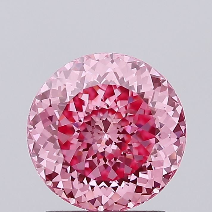 Loose Lab Diamond IGI Round 1.6ct Fancy Vivid Pink VS1 (1 of 1)