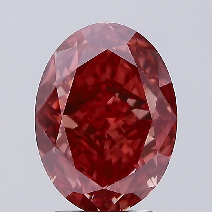 Loose Lab Diamond IGI Oval 3.52ct Fancy Brown Pink VS1: Loose Lab Diamond IGI Oval 3.52ct Fancy Brown Pink VS1 Loose Lab Diamond IGI Oval, 3.52ct Fancy Brown Pink, Clarity VS1, featuring EX Polish and EX Symmetry, certified by IGI, measuring 10.54L x 7.84W