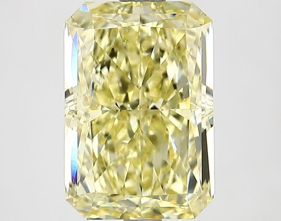 Loose Lab Diamond IGI Radiant 2.86ct Fancy Intense Yellow VS1: Loose Lab Diamond IGI Radiant 2.86ct Fancy Intense Yellow VS1 Loose lab-grown diamond, IGI certified, 2.86ct radiant cut with Fancy Intense Yellow color and VS1 clarity, measuring 9.76L x 6.67W x 4.58