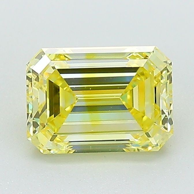 Loose Lab Diamond IGI Emerald 1.25ct Fancy Intense Yellow VS1: Loose Lab Diamond IGI Emerald 1.25ct Fancy Intense Yellow VS1 Loose lab-grown diamond, IGI certified, weighing 1.25 carats with an emerald cut, Fancy Intense Yellow color, VS1 clarity, and excellent p