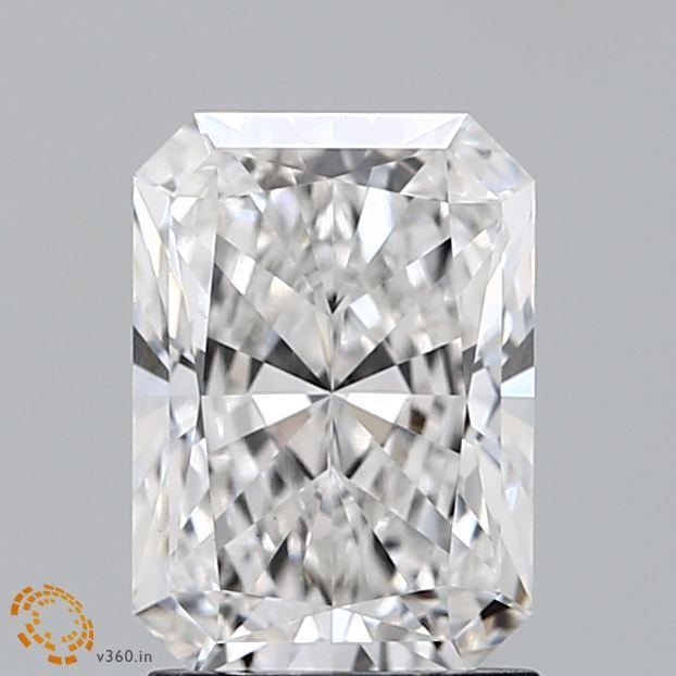 Loose Lab Diamond IGI Radiant 1.77ct F VS1: Loose Lab Diamond IGI Radiant 1.77ct F VS1 Loose lab-grown diamond, IGI certified, weighing 1.77 carats with a radiant cut, F color, VS1 clarity, and excellent polish and symmetry. Measurements are 8.
