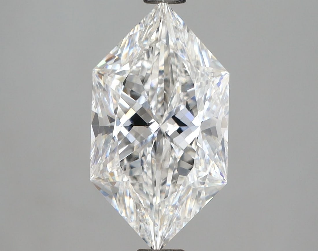 Loose Lab Diamond 2.59ct IGI Hexagonal E VVS1: Loose Lab Diamond 2.59ct IGI Hexagonal E VVS1 Loose lab-grown diamond weighing 2.59ct, with an E color, VVS1 clarity, and certified by IGI. The diamond has excellent polish and symmetry, with measurem