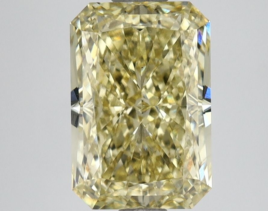 Loose Lab Diamond IGI Radiant 2.56ct Fancy Yellow VS1: Loose Lab Diamond IGI Radiant 2.56ct Fancy Yellow VS1 Loose Lab Diamond IGI Radiant, 2.56ct, Fancy Yellow, VS1 clarity, with EX polish and symmetry. Certified by IGI, measurements are 9.42L x 6.37W x
