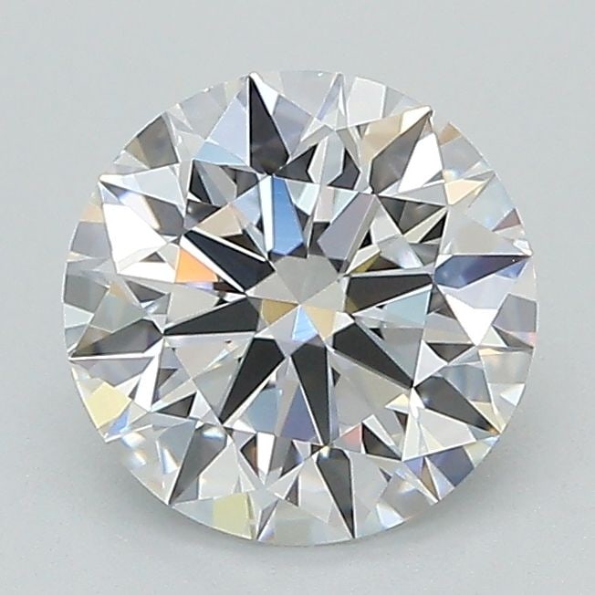 Loose Lab Diamond 2.07ct D VVS1 - IGI Round Ideal: Loose Lab Diamond 2.07ct D VVS1 - IGI Round Ideal Loose Lab Diamond 2.07ct IGI Round Ideal with Color D and VVS1 clarity, features excellent polish and symmetry, measures 8.15L x 8.21W x 5.04H, certif