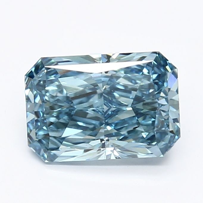 Loose Lab Diamond IGI Radiant 1.45ct Fancy Vivid Blue VS1: Loose Lab Diamond IGI Radiant 1.45ct Fancy Vivid Blue VS1 Loose Lab Diamond IGI Radiant, 1.45ct, Fancy Vivid Blue, VS1 clarity, with EX polish and symmetry. Certified by IGI, measurements are 8.16L x