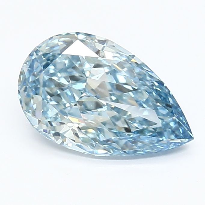 Loose Lab Diamond IGI Pear 1.87ct Fancy Intense Blue VS1: Loose Lab Diamond IGI Pear 1.87ct Fancy Intense Blue VS1 Loose Lab Diamond IGI Pear, 1.87ct, Fancy Intense Blue, Clarity VS1, with EX Polish and VG Symmetry; measures 10.73L x 6.72W x 3.91H, certified