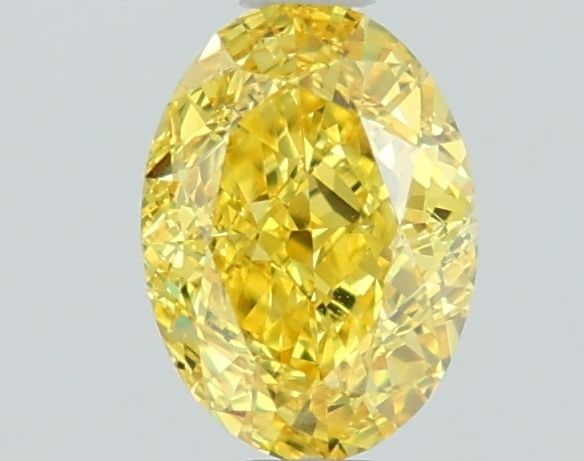 Loose Lab Diamond IGI Oval 1.07ct Fancy Vivid Yellow VS1: Loose Lab Diamond IGI Oval 1.07ct Fancy Vivid Yellow VS1 Loose Lab Diamond IGI certified, 1.07ct Fancy Vivid Yellow, VS1 clarity, with measurements of 7.24L x 5.29W x 3.54H. Item Specifics: Source: Th