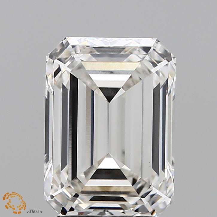 Loose Lab Diamond IGI Emerald 3.02ct H VVS2: Loose Lab Diamond IGI Emerald 3.02ct H VVS2 Loose lab-grown diamond, 3.02ct, emerald cut, H color, VVS2 clarity, with EX polish and EX symmetry, certified by IGI, with measurements of 9.51L x 6.82W x