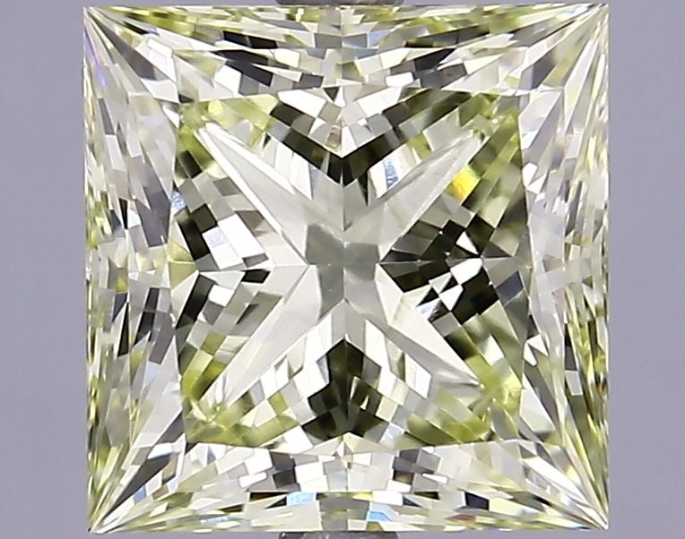 Loose Lab Diamond 3.68ct Fancy Intense Yellow VS1 - IGI Princess: Loose Lab Diamond 3.68ct Fancy Intense Yellow VS1 - IGI Princess Loose Lab Diamond weighing 3.68ct, with a Fancy Intense Yellow color and VS1 clarity, certified by IGI. Size is 8.48L x 8.46W x 5.93H.