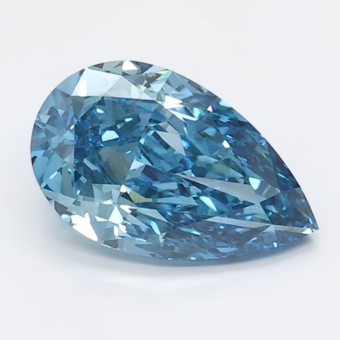 Loose Lab Diamond Pear 1.03ct Blue VS1: Loose Lab Diamond Pear 1.03ct Blue VS1 Loose Lab Diamond Pear, 1.03ct, Color Blue, Clarity VS1, with GD Polish and GD Symmetry. Certification: NONE. Item Specifics: Source: This Is A Real Diamond Grow