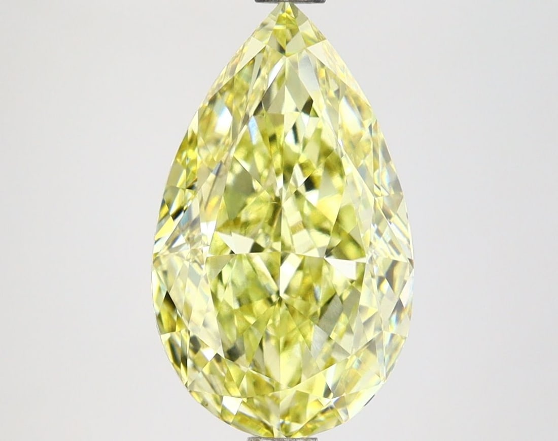 Loose Lab Diamond IGI Pear 3.29ct Fancy Intense Yellow VS1: Loose Lab Diamond IGI Pear 3.29ct Fancy Intense Yellow VS1 Loose Lab Diamond IGI Pear, 3.29ct, Fancy Intense Yellow, VS1 clarity, with GD polish and symmetry. Certified by IGI; measurements are 13.11L