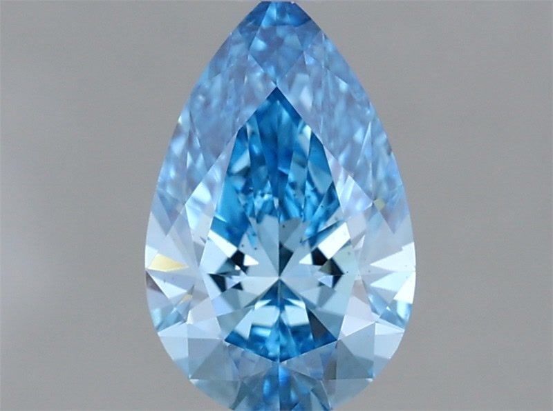 Loose Lab Diamond IGI Pear 1.04ct Fancy Vivid Blue VS2: Loose Lab Diamond IGI Pear 1.04ct Fancy Vivid Blue VS2 Loose Lab Diamond IGI Pear 1.04ct Fancy Vivid Blue VS2 featuring excellent polish and symmetry, measuring 9.22L X 5.73W X 3.51H. Item Specifics:
