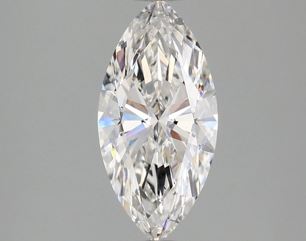 Loose Lab Diamond IGI Marquise 1.34ct E VS2: Loose Lab Diamond IGI Marquise 1.34ct E VS2 This loose lab-grown diamond is a 1.34 ct marquise cut with E color and VS2 clarity, certified by IGI. It has excellent polish and symmetry, measuring 11.87