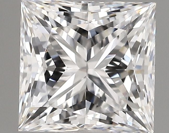Loose Lab Diamond IGI Princess 1.04ct D VVS1: Loose Lab Diamond IGI Princess 1.04ct D VVS1 A 1.04ct loose lab-grown princess diamond in D color with VVS1 clarity, exhibiting EX polish and symmetry, measuring 5.52L x 5.39W x 3.97H, certified by IG
