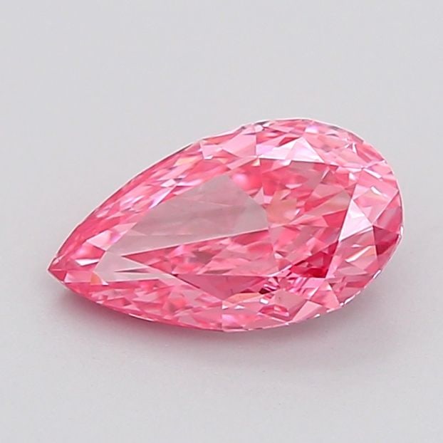Loose Lab Diamond IGI Pear 1.08ct Fancy Vivid Pink VS2: Loose Lab Diamond IGI Pear 1.08ct Fancy Vivid Pink VS2 Loose Lab Diamond IGI Pear weighing 1.08ct, in Fancy Vivid Pink color and VS2 clarity. The diamond features EX polish and symmetry, measuring 8.9