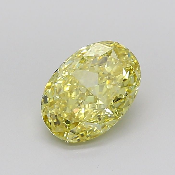 Loose Lab Diamond IGI Oval 2.0ct Fancy Yellow VS2: Loose Lab Diamond IGI Oval 2.0ct Fancy Yellow VS2 Loose lab-grown diamond oval cut, 2.0ct, Fancy Yellow color, VS2 clarity, with excellent polish and symmetry, measures 9.26 x 6.56 x 4.16 mm, certifie
