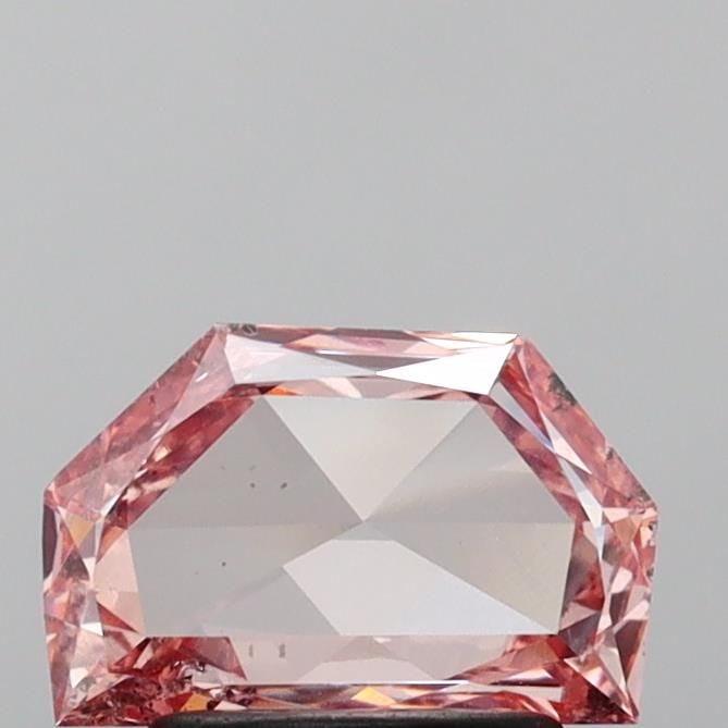 Loose Lab Diamond 1.0ct Fancy Intense Pink SI1: Loose Lab Diamond 1.0ct Fancy Intense Pink SI1 Loose Lab Diamond weighing 1.0ct, fancy intense pink, SI1 clarity, with very good polish and symmetry; no certification, measuring 8.7L X 5.7W X 2.0H. It