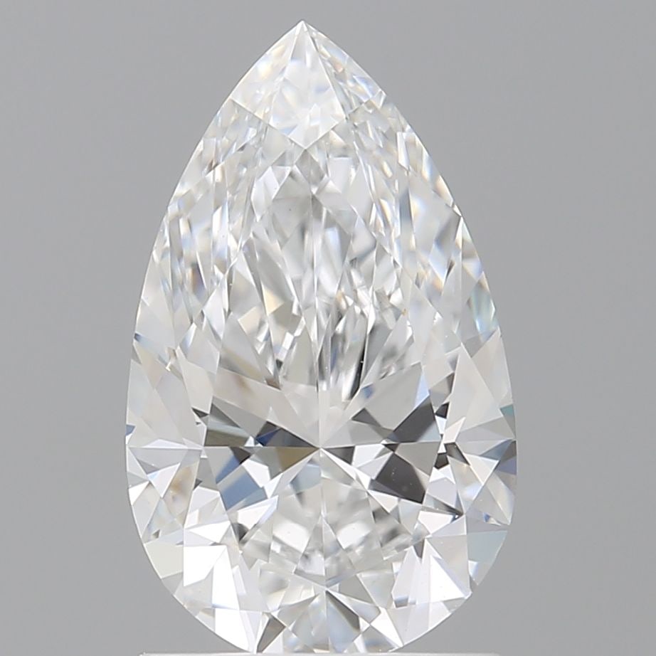 Loose Lab Diamond IGI Pear 1.52ct E VS1: Loose Lab Diamond IGI Pear 1.52ct E VS1 This 1.52ct pear lab-grown diamond features a color grade of E and clarity of VS1, with excellent polish and symmetry, and is certified by IGI. Item Specifics:
