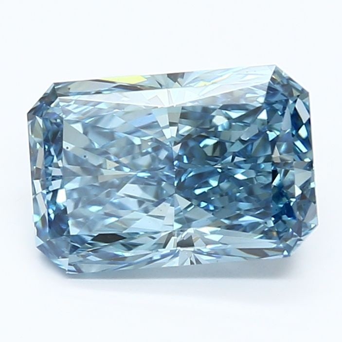 Loose Lab Diamond IGI Radiant 2.85ct Fancy Vivid Blue VS1: Loose Lab Diamond IGI Radiant 2.85ct Fancy Vivid Blue VS1 Loose lab-grown diamond weighing 2.85 carats, with a radiant cut, color Fancy Vivid Blue, and clarity VS1. Certified by IGI, it shows excellen
