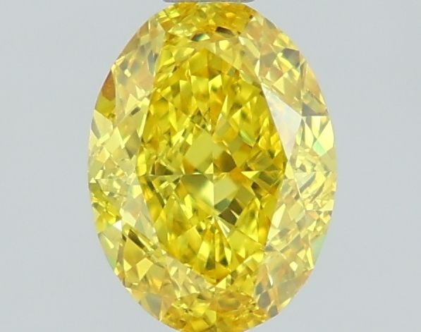 Loose Lab Diamond IGI Oval 1.17ct Fancy Vivid Yellow VS1: Loose Lab Diamond IGI Oval 1.17ct Fancy Vivid Yellow VS1 Loose lab-grown diamond weighing 1.17 carats, with an oval cut, color Fancy Vivid Yellow, and clarity VS1. IGI certified, it has excellent poli