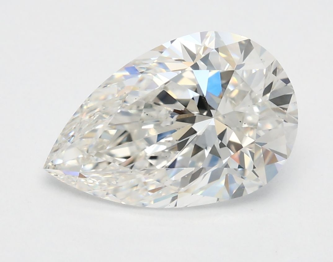Loose Lab Diamond IGI Pear 2.1ct F VS2: Loose Lab Diamond IGI Pear 2.1ct F VS2 Loose lab-grown diamond, 2.1ct pear, F color, VS2 clarity, with excellent polish and symmetry, IGI certified. Item Specifics: Source: This Is A Real Diamond Grow