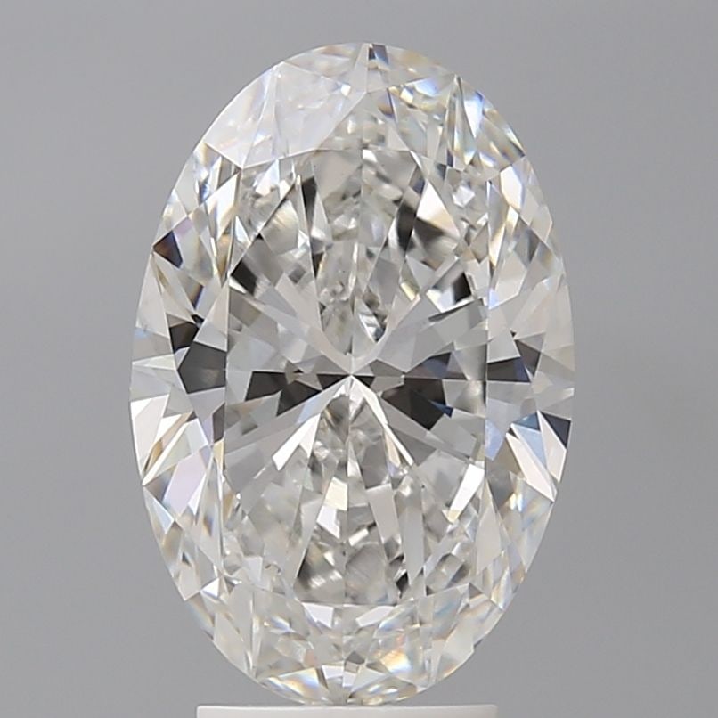 Loose Lab Diamond IGI Oval 4.1ct F VS1: Loose Lab Diamond IGI Oval 4.1ct F VS1 Loose lab diamond in an oval shape, weighing 4.1ct, color F, clarity VS1, and IGI certified. It has excellent polish and symmetry, measuring 13.18L x 8.77W x 5.4