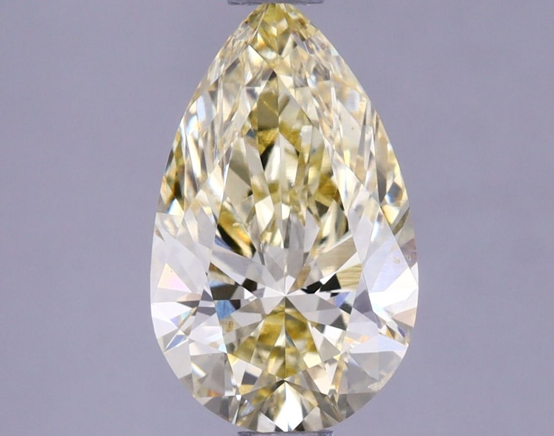 Loose Lab Diamond 1.23ct Pear Fancy Yellow VS2 - IGI: Loose Lab Diamond 1.23ct Pear Fancy Yellow VS2 - IGI Loose Lab Diamond IGI certified, pear shape, 1.23ct, fancy yellow color, clarity VS2, with excellent polish and symmetry. Item Specifics: Source: T