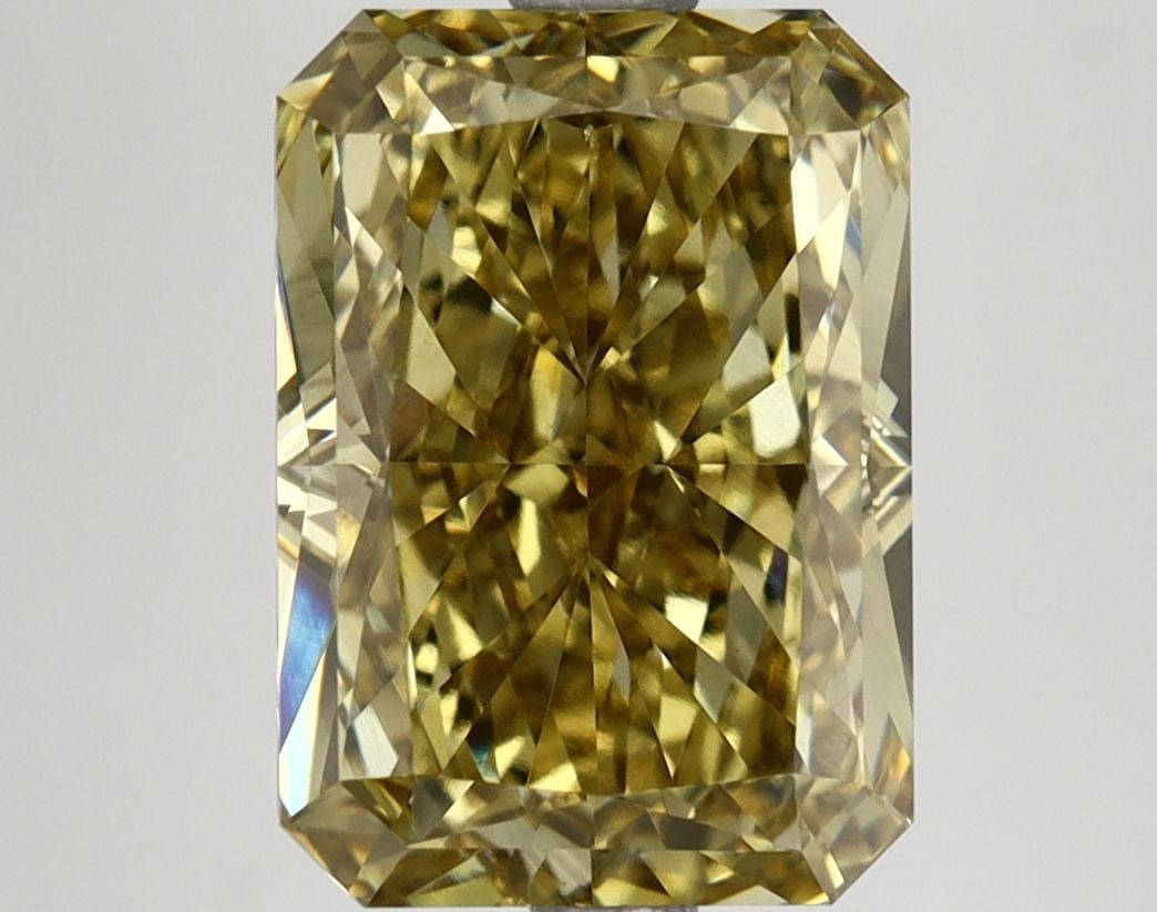 Loose Lab Diamond IGI Radiant 4.65ct Fancy Vivid Gray Yellow VS1: Loose Lab Diamond IGI Radiant 4.65ct Fancy Vivid Gray Yellow VS1 Loose lab diamond IGI radiant cut, 4.65ct fancy vivid gray yellow with VS1 clarity, certified by IGI with excellent polish and symmetry