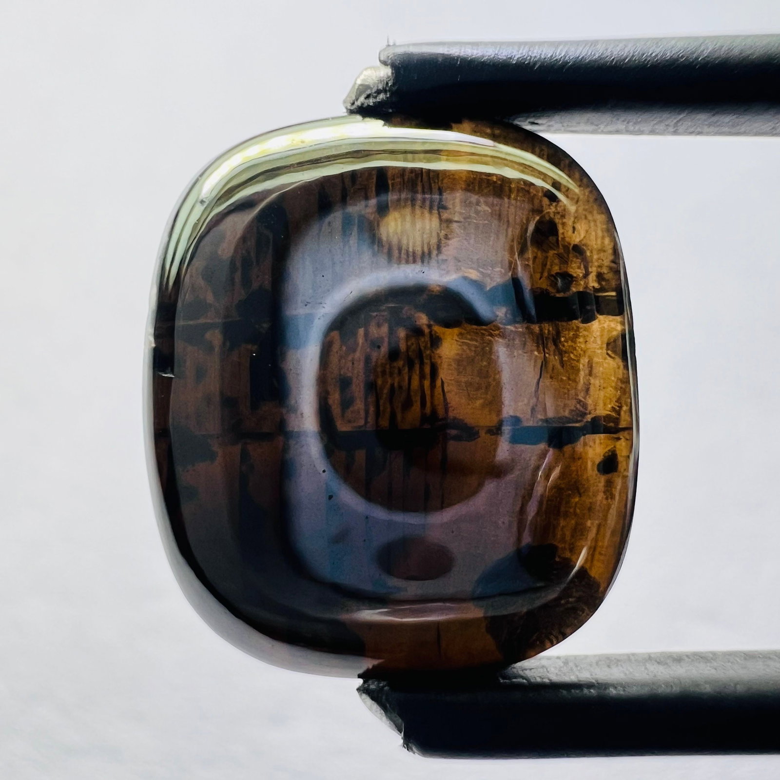 Loose Lab Diamond Cushion Brilliant 3.53ct Black I1 (1 of 1)