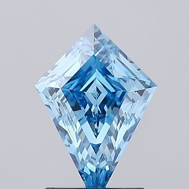 Loose Lab Diamond IGI Kite 1.37ct Fancy Vivid Blue VVS1 (1 of 1)