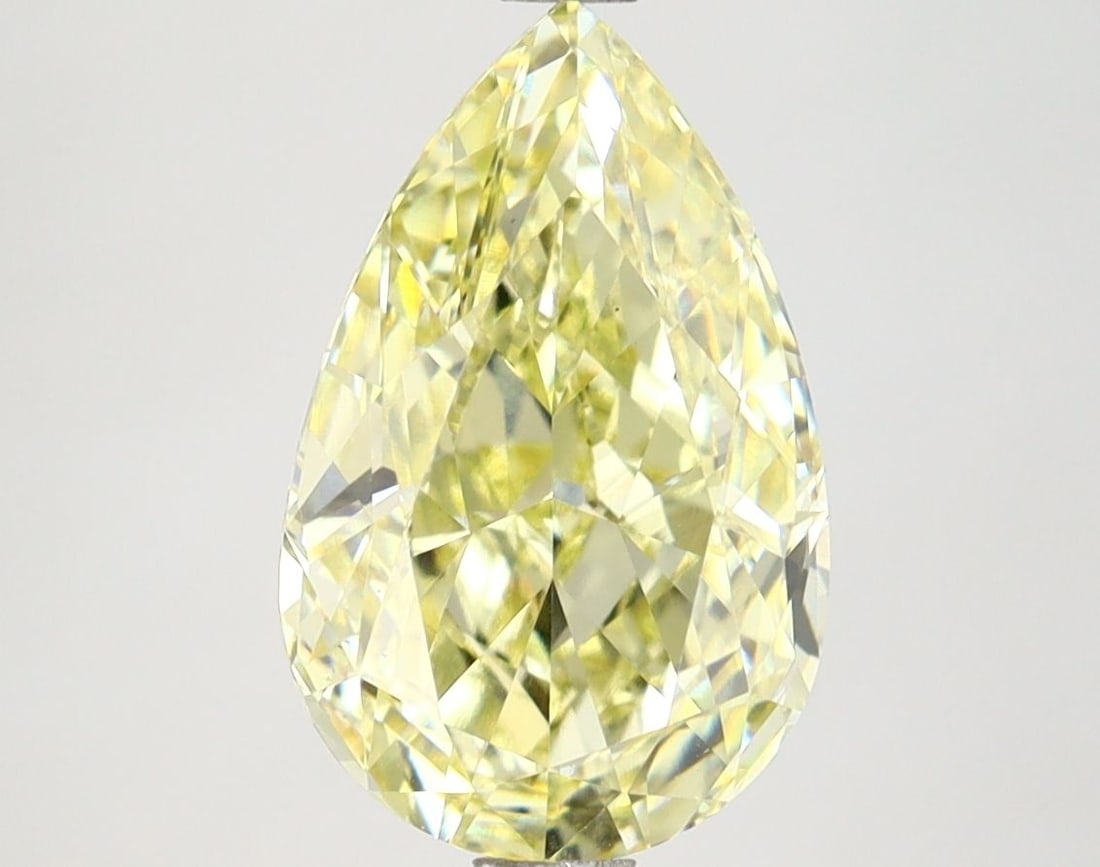 Loose Lab Diamond IGI Pear 3.0ct Fancy Intense Yellow VS1: Loose Lab Diamond IGI Pear 3.0ct Fancy Intense Yellow VS1 Loose Lab Diamond IGI Pear, 3.0ct, Fancy Intense Yellow, clarity VS1, certified by IGI, with dimensions of 12.19L x 7.71W x 4.58H. Item Specif