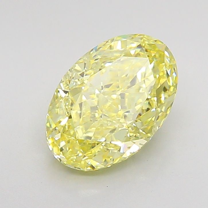 Loose Lab Diamond IGI 2.04ct Oval Fancy Intense Yellow VS1: Loose Lab Diamond IGI 2.04ct Oval Fancy Intense Yellow VS1 Loose Lab Diamond IGI, 2.04ct, Fancy Intense Yellow, clarity VS1, IGI certified, with dimensions of 9.38L x 6.34W x 4.35H. Item Specifics: So