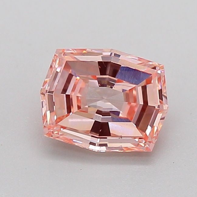 Loose Lab Diamond Other 1.03ct Fancy Intense Pink VS1: Loose Lab Diamond Other 1.03ct Fancy Intense Pink VS1 Loose Lab Diamond Other 1.03ct Fancy Intense Pink VS1 displays very good polish and good symmetry, measuring 6.95L x 5.6W x 3.3H, with no certific