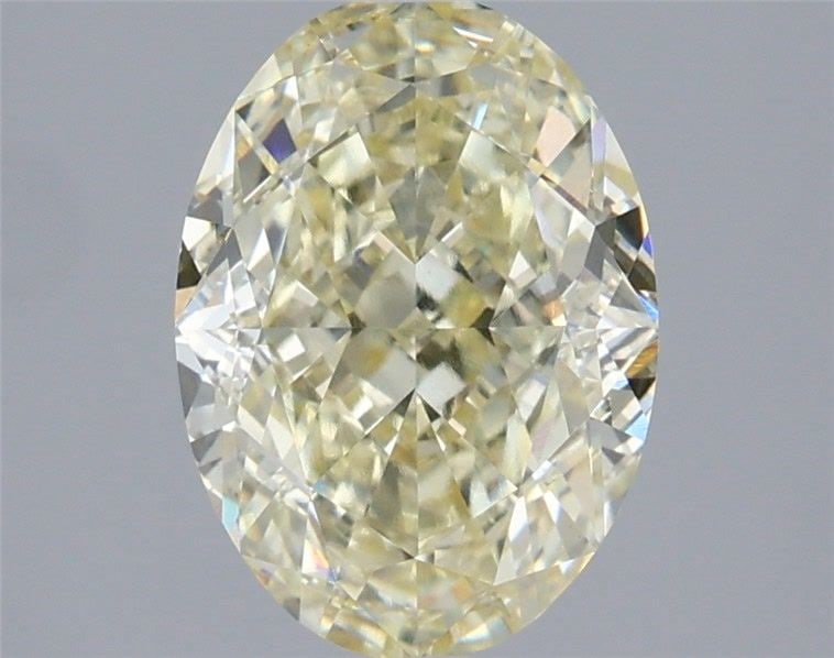 Loose Lab Diamond IGI Oval 3.09ct Fancy Light Yellow VVS2: Loose Lab Diamond IGI Oval 3.09ct Fancy Light Yellow VVS2 Loose lab-grown diamond IGI certified, oval cut, weighing 3.09ct, with fancy light yellow color and clarity VVS2, featuring excellent polish a