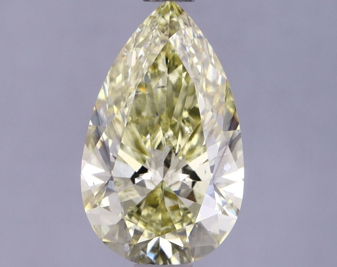 Loose Lab Diamond 1.63ct IGI Pear Fancy Intense Yellow VS2: Loose Lab Diamond 1.63ct IGI Pear Fancy Intense Yellow VS2 Loose lab-grown diamond weighing 1.63ct, pear cut, fancy intense yellow color, and VS2 clarity, certified by IGI. Item Specifics: Source: Thi