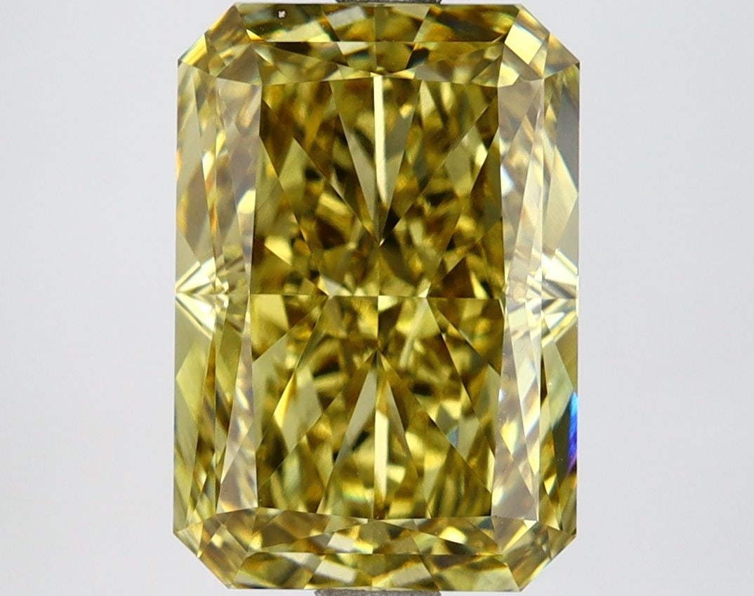 Loose Lab Diamond IGI Radiant 4.63ct Fancy Intense Yellow VS1: Loose Lab Diamond IGI Radiant 4.63ct Fancy Intense Yellow VS1 Loose Lab Diamond, IGI certified, weighing 4.63 carats, features a Radiant cut in Fancy Intense Yellow color and VS1 clarity, measuring 11