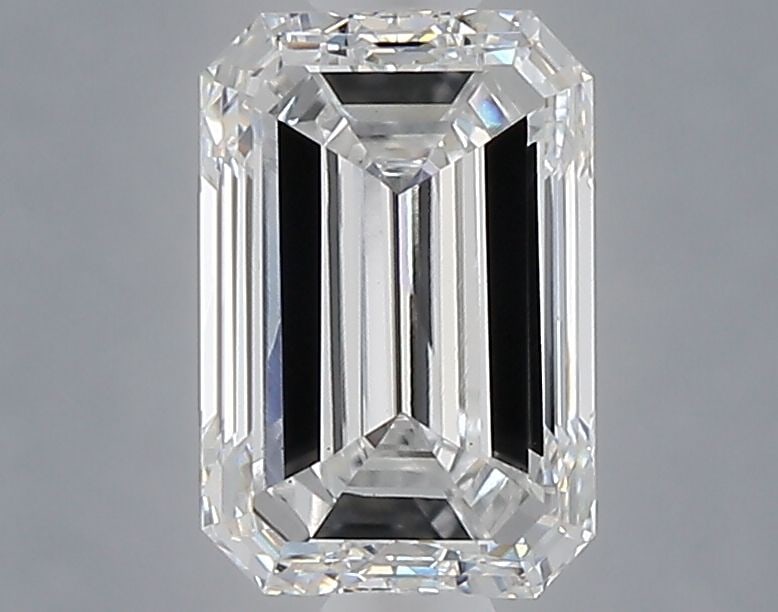 Loose Lab Diamond Emerald 1.09ct E VS1: Loose Lab Diamond Emerald 1.09ct E VS1 Loose lab-grown diamond weighing 1.09ct, with a color grade of E and clarity VS1. It features very good polish and symmetry, with measurements of 7.18L x 4.8W x