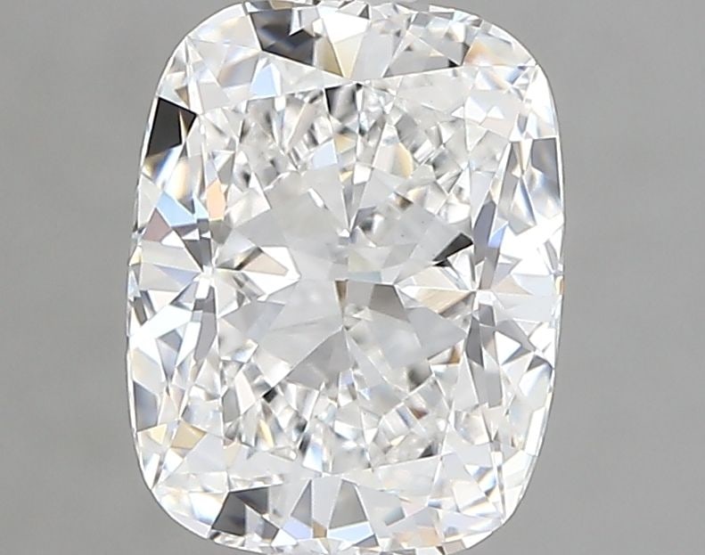 Loose Lab Diamond IGI Cushion Modified 1.71ct E VVS2: Loose Lab Diamond IGI Cushion Modified 1.71ct E VVS2 Loose lab-grown diamond weighing 1.71ct, with an E color grade and clarity VVS2, featuring excellent polish and symmetry. The diamond's measurement