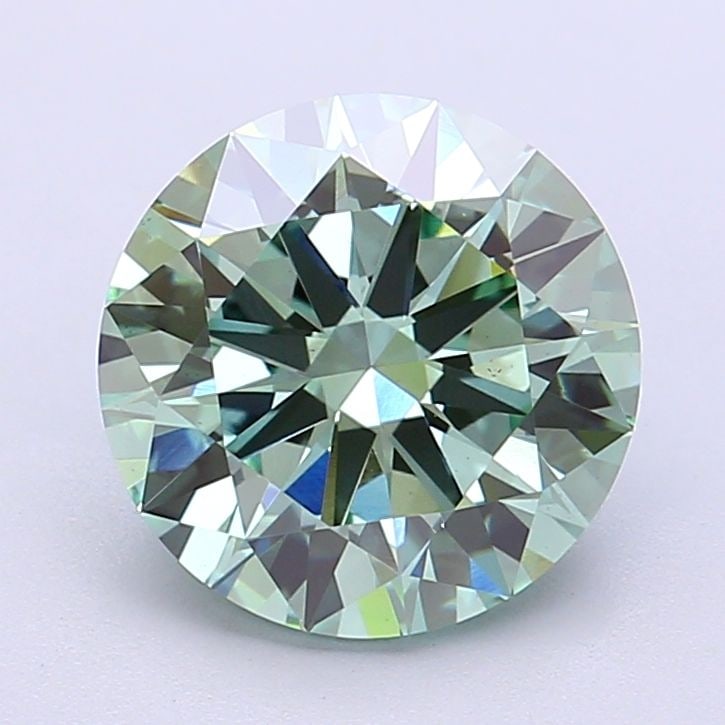 Loose Lab Diamond IGI Round 3.0ct Fancy Vivid Green VS1: Loose Lab Diamond IGI Round 3.0ct Fancy Vivid Green VS1 Loose Lab Diamond IGI Round, 3.0ct, featuring color Fancy Vivid Green and VS1 clarity. It has excellent polish and symmetry, certified by IGI. I