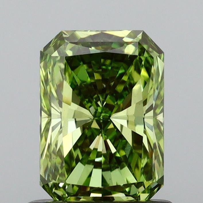 Loose Lab Diamond IGI Radiant 1.0ct Fancy Vivid Green VS2: Loose Lab Diamond IGI Radiant 1.0ct Fancy Vivid Green VS2 Loose Lab Diamond IGI Radiant, 1.0ct, featuring Fancy Vivid Green color and VS2 clarity, with excellent polish and symmetry. Certified by IGI,