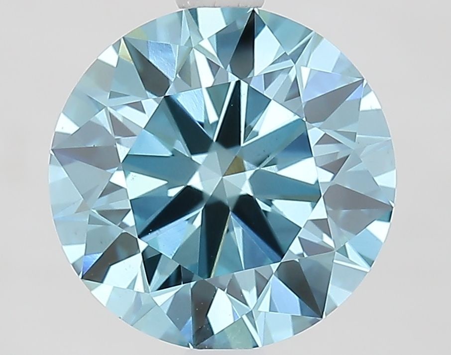 Ideal Loose Lab Diamond IGI Round 2.37ct Fancy Vivid Blue VS1 (1 of 1)