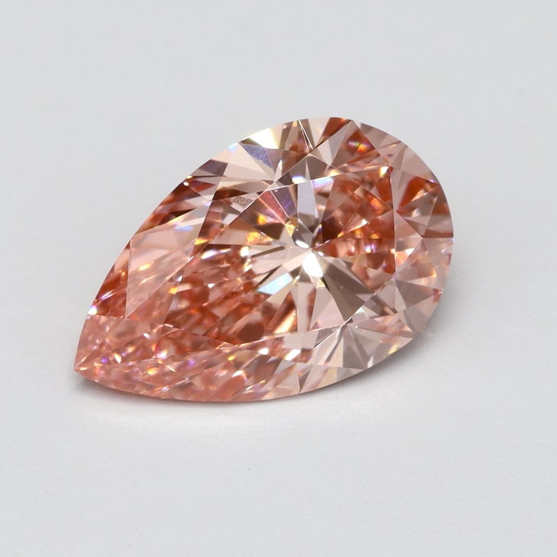 Loose Lab Diamond Pear 1.11ct Fancy Vivid Pink VVS2: Loose Lab Diamond Pear 1.11ct Fancy Vivid Pink VVS2 Loose Lab Diamond Pear, 1.11 ct, Fancy Vivid Pink, VVS2 clarity, with VG polish and symmetry; no certification. Item Specifics: Source: This Is A Re