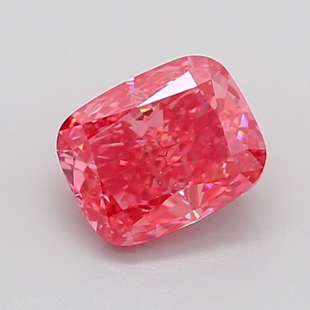 Loose Lab Diamond Cushion Modified 2.27ct Fancy Vivid Pink VS2: Loose Lab Diamond Cushion Modified 2.27ct Fancy Vivid Pink VS2 Loose Lab Diamond Cushion Modified weighing 2.27 carats, with a fancy vivid pink color and VS2 clarity, has very good polish and good sym
