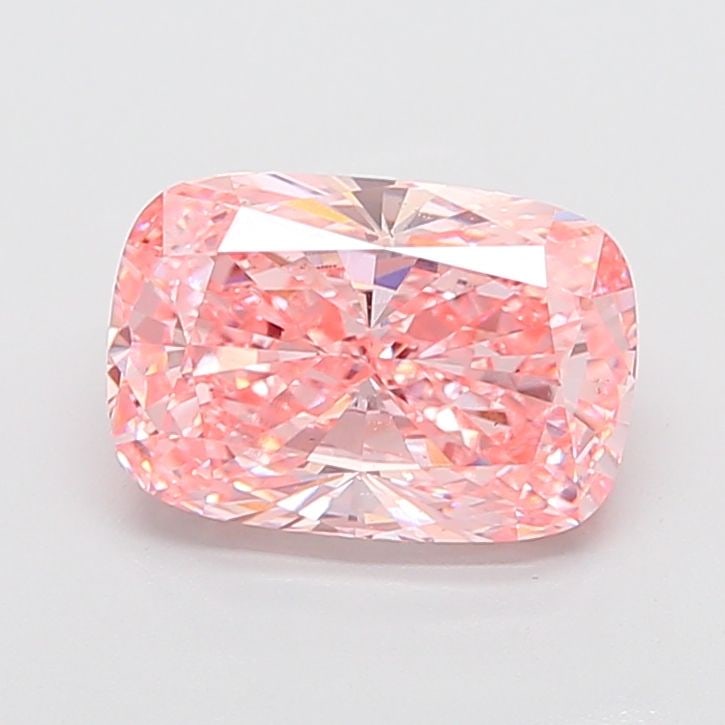Loose Lab Diamond IGI Cushion Modified 4.0ct Fancy Vivid Pink VS2: Loose Lab Diamond IGI Cushion Modified 4.0ct Fancy Vivid Pink VS2 A loose lab-grown cushion modified diamond weighing 4.0 carats, featuring a Fancy Vivid Pink color and VS2 clarity, certified by IGI.