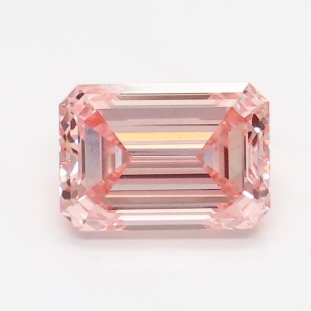 Loose Lab Diamond 1.06ct Fancy Vivid Pink VS1 IGI Emerald: Loose Lab Diamond 1.06ct Fancy Vivid Pink VS1 IGI Emerald A loose lab-grown diamond of 1.06ct in an emerald cut, featuring fancy vivid pink color and VS1 clarity, certified by IGI. Item Specifics: Sou